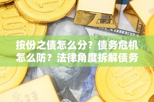 北京按份之债怎么分？债务危机怎么防？法律角度拆解债务分配与风险自保指南