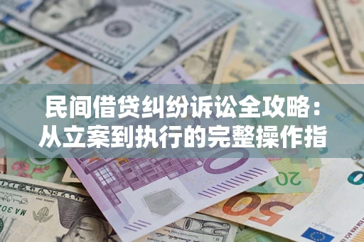 北京民间借贷纠纷诉讼全攻略：从立案到执行的完整操作指南