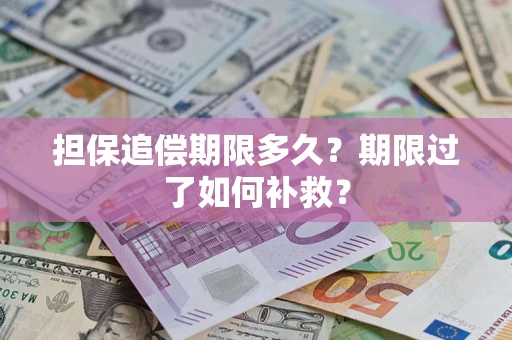 北京担保追偿期限多久？期限过了如何补救？