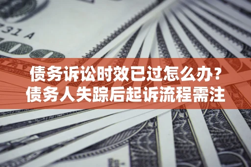 北京债务诉讼时效已过怎么办？债务人失踪后起诉流程需注意什么？