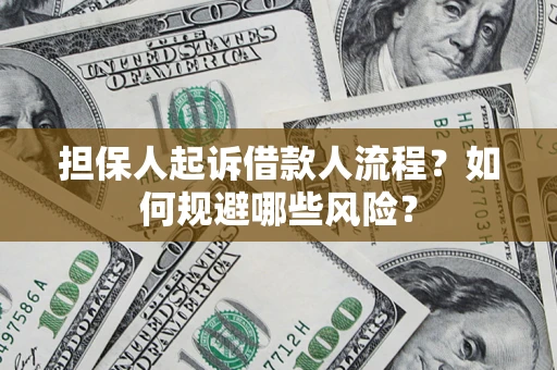 北京担保人起诉借款人流程？如何规避哪些风险？