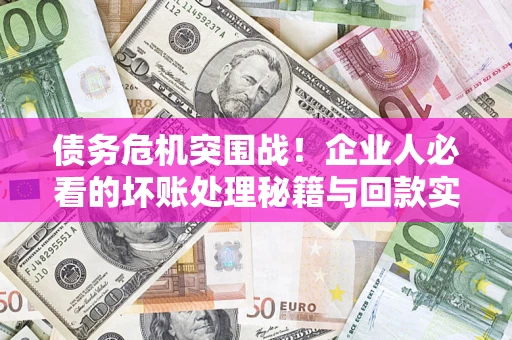北京债务危机突围战！企业人必看的坏账处理秘籍与回款实战指南